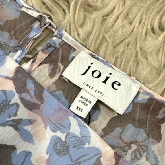 NWT Joie Gillian Midi Silk Dress XXS - Picture 3 of 6